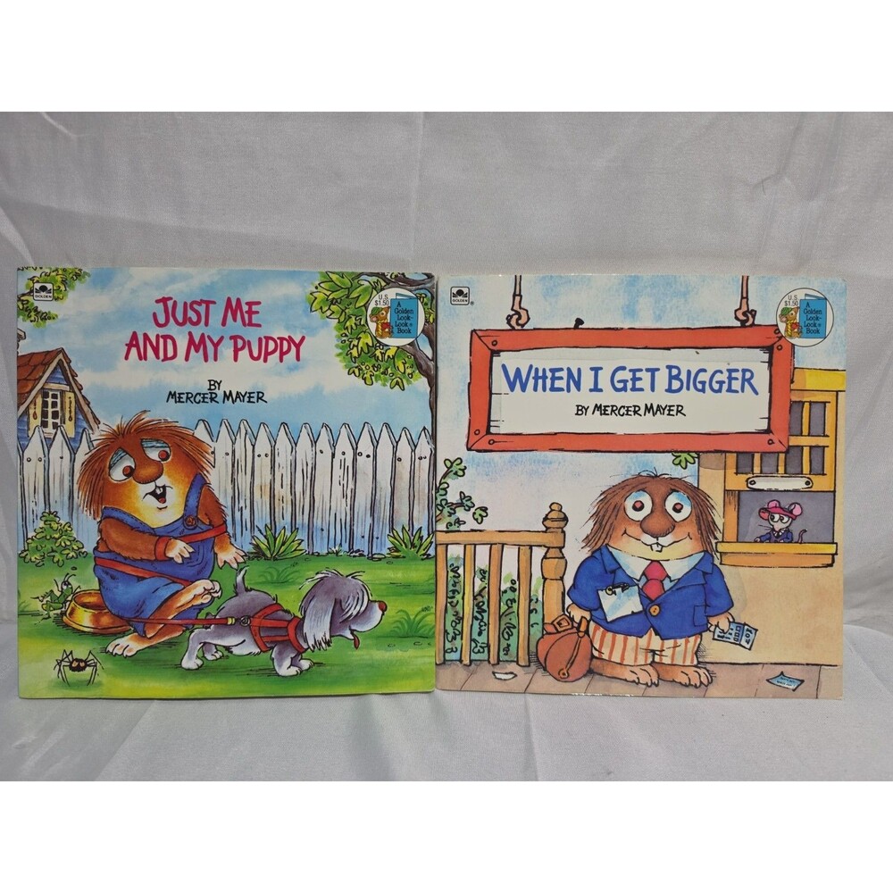 Little Critter-Mercer Mayer-Just Me & My Puppy-When I Get Bigger, Soft Cover